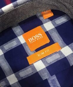 Hugo Boss Orange Check Shirts