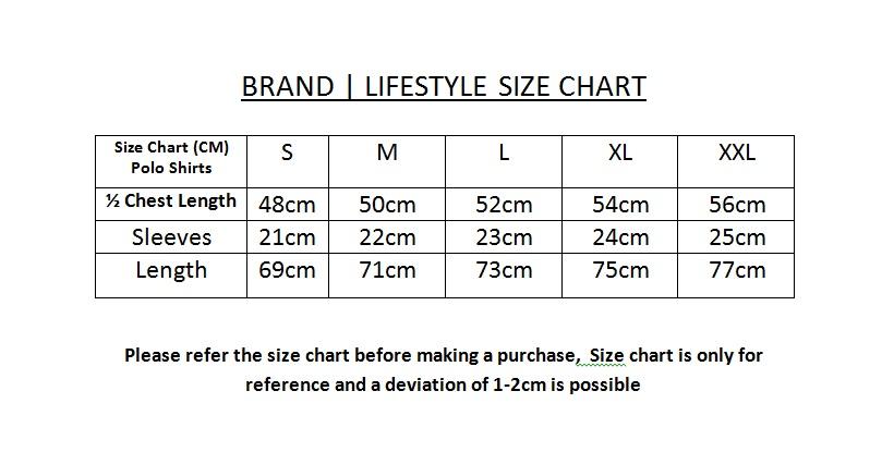 Armani T Shirt Size Chart