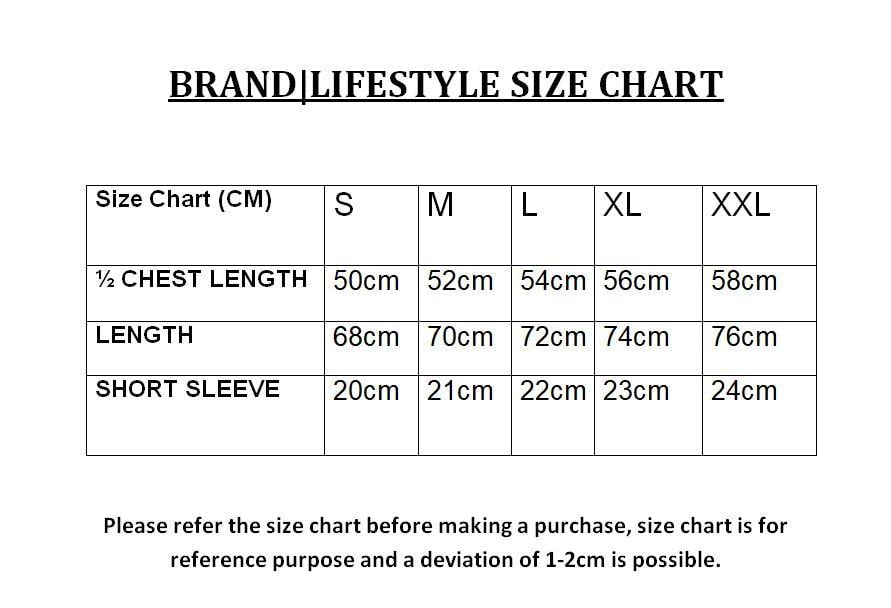 Armani T Shirt Size Chart