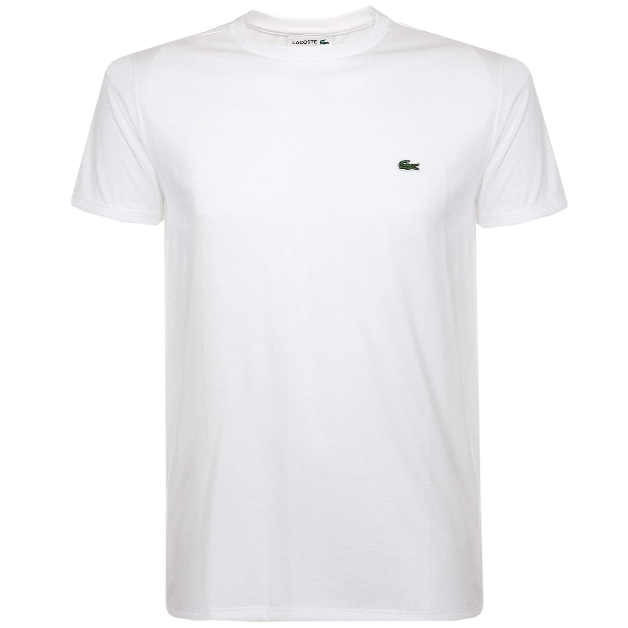 lacoste plain white t shirt
