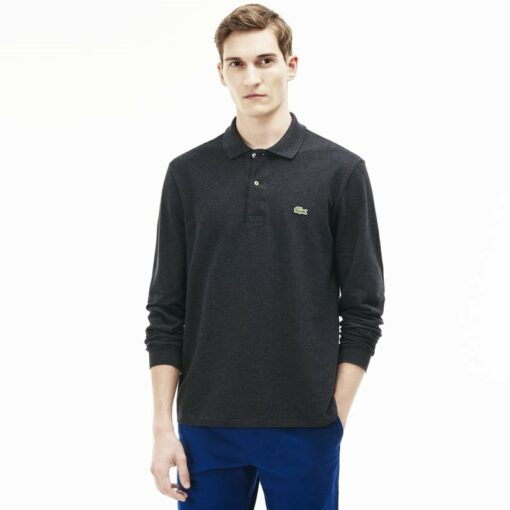 lacoste polo long