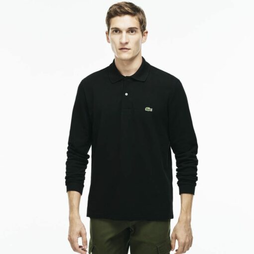 lacoste long sleeve black