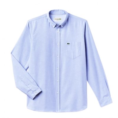 blue min 400x400 - Lacoste Oxford Shirt + Lacoste Gabardine Chino