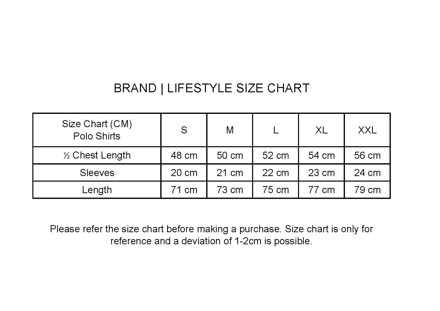 lacoste men's size chart