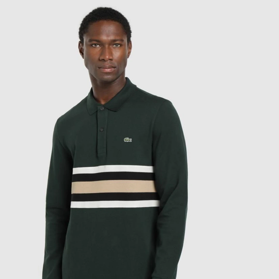 2 4 - Lacoste Premium Long Sleeve 2 Polo Pack